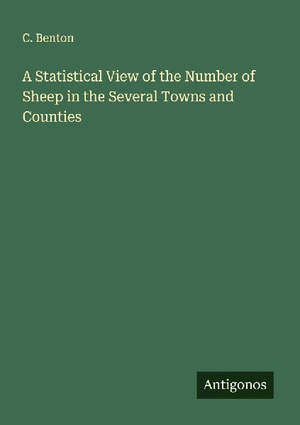 A Statistical View of the Number of Sheep in the Several Towns and Counties