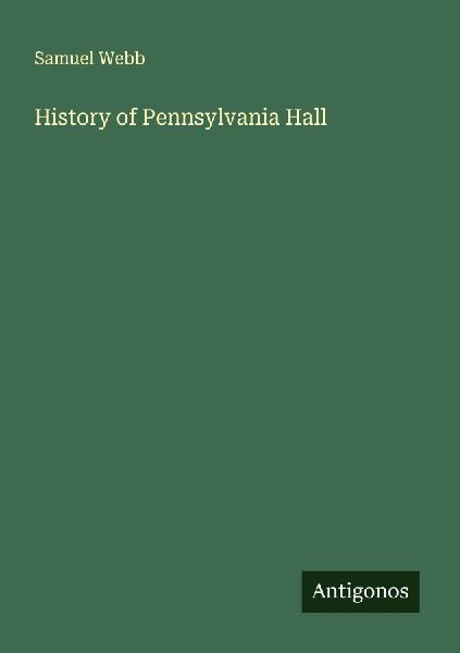 History of Pennsylvania Hall