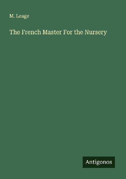 The French Master For the Nursery