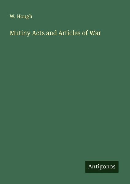 Mutiny Acts and Articles of War