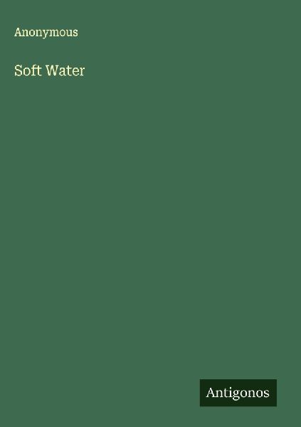 Soft Water