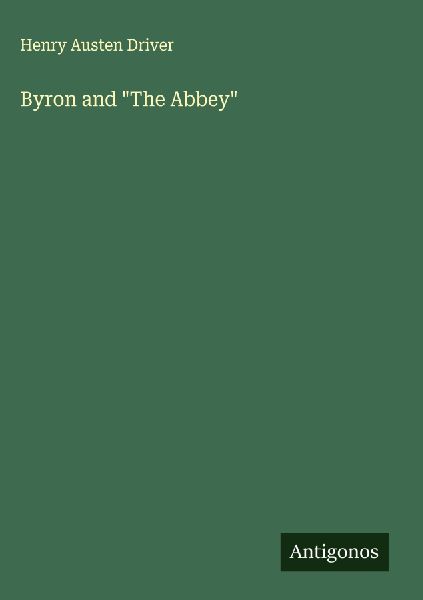 Byron and The Abbey