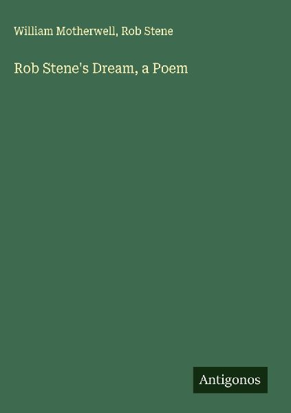 Rob Stenes Dream, a Poem