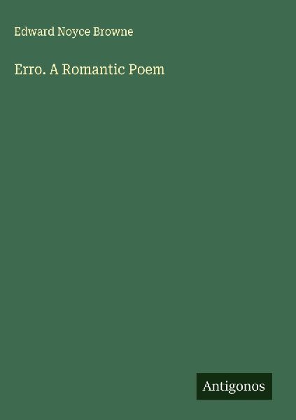 Erro. A Romantic Poem