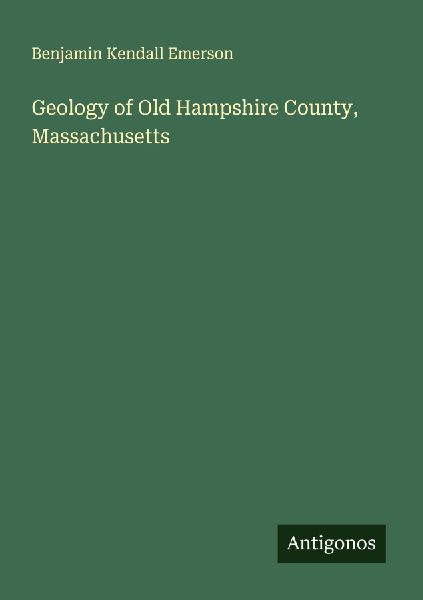 Geology of Old Hampshire County, Massachusetts