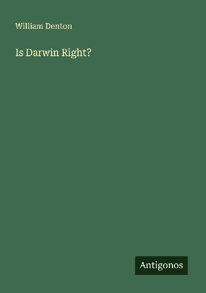 Is Darwin Right?