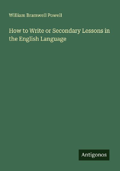 How to Write or Secondary Lessons in the English Language