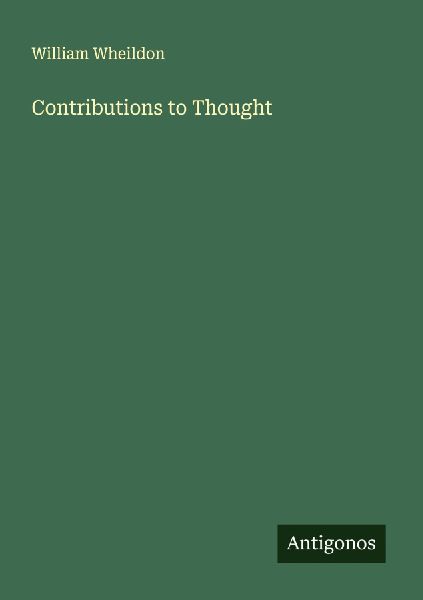 Contributions to Thought