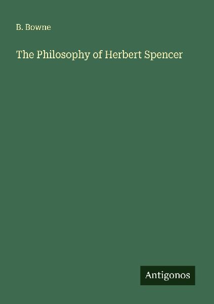 The Philosophy of Herbert Spencer