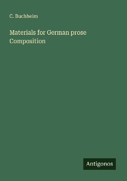 Materials for German prose Composition