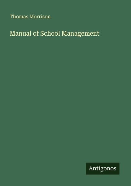 Manual of School Management
