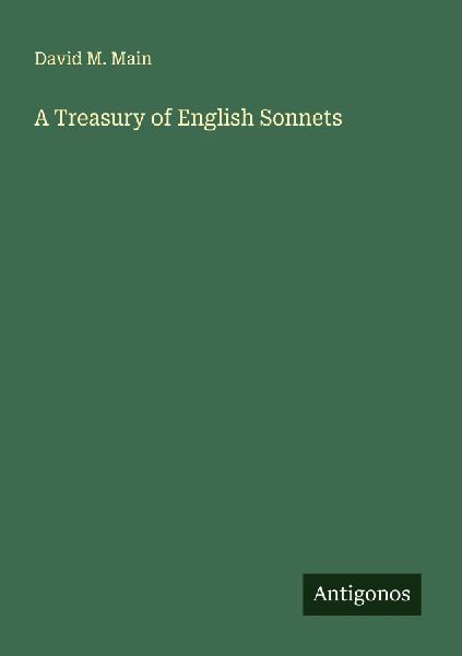 A Treasury of English Sonnets