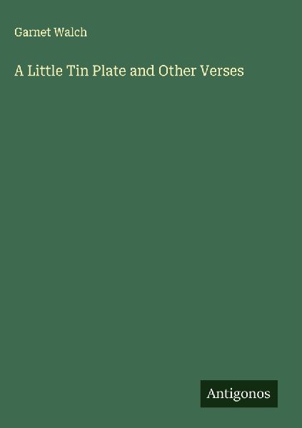 A Little Tin Plate and Other Verses