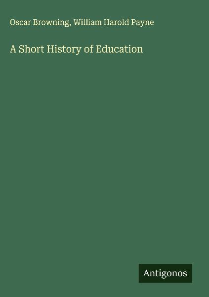 A Short History of Education