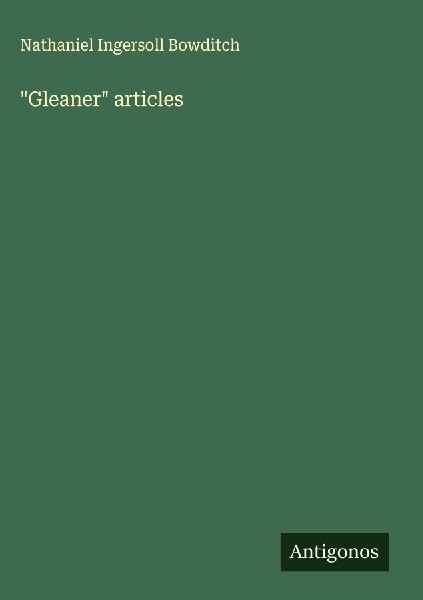 Gleaner articles