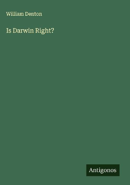 Is Darwin Right?