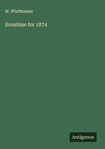 Sunshine for 1874