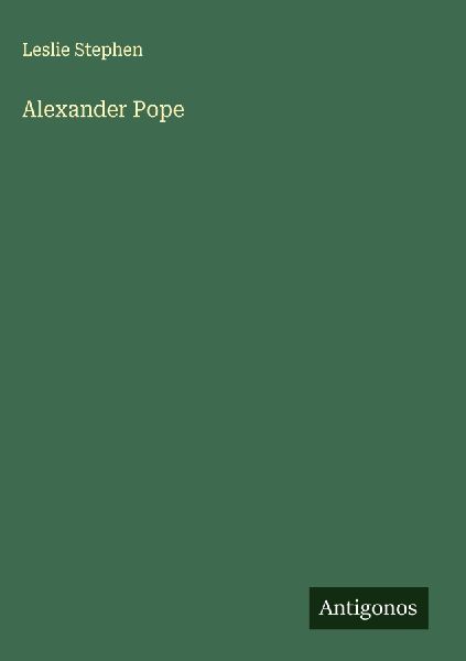 Alexander Pope