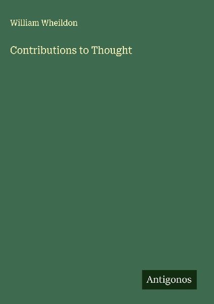 Contributions to Thought