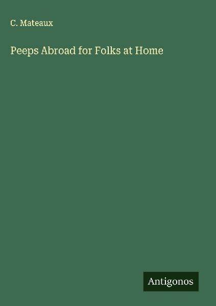 Peeps Abroad for Folks at Home