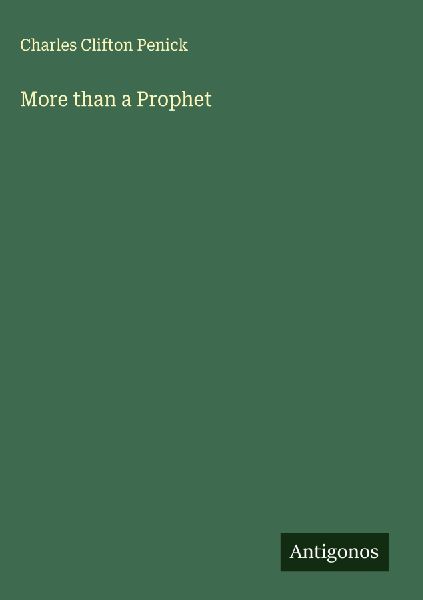 More than a Prophet