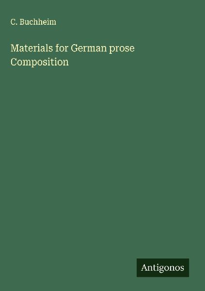 Materials for German prose Composition