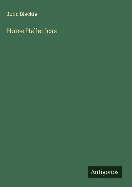 Horae Hellenicae