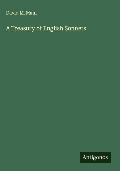 A Treasury of English Sonnets