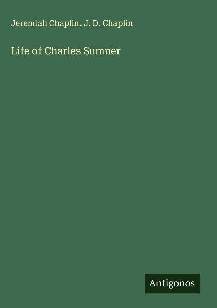 Life of Charles Sumner