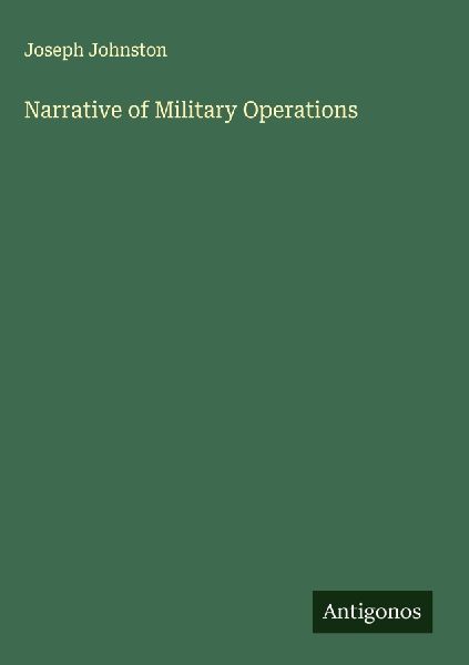 Narrative of Military Operations