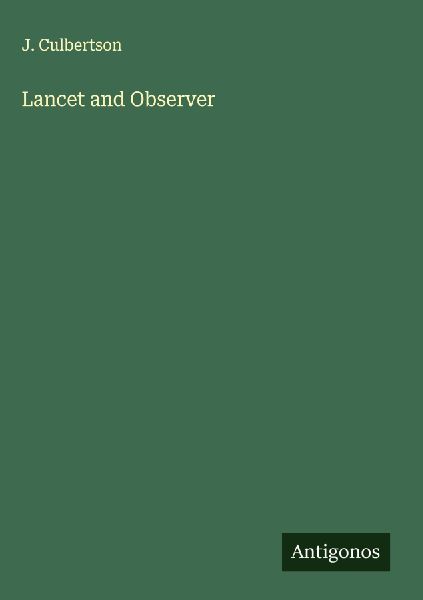 Lancet and Observer