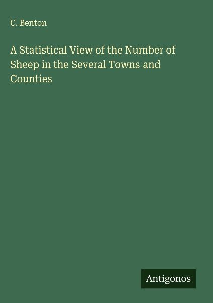 A Statistical View of the Number of Sheep in the Several Towns and Counties