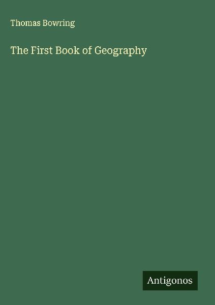 The First Book of Geography