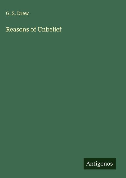 Reasons of Unbelief