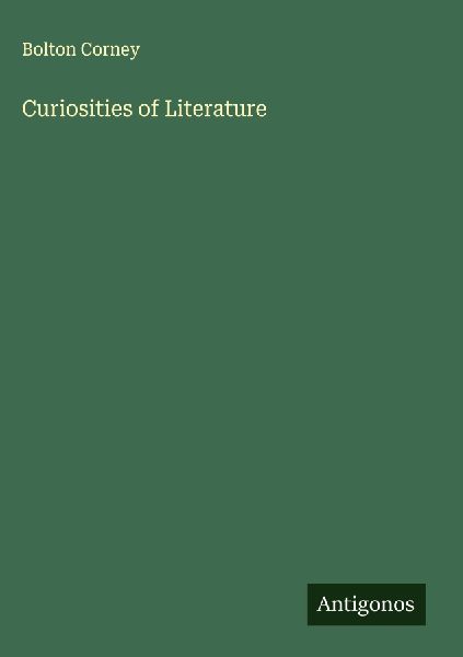 Curiosities of Literature