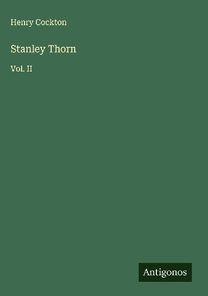 Stanley Thorn: Vol. II