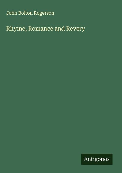 Rhyme, Romance and Revery