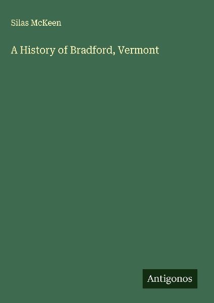 A History of Bradford, Vermont