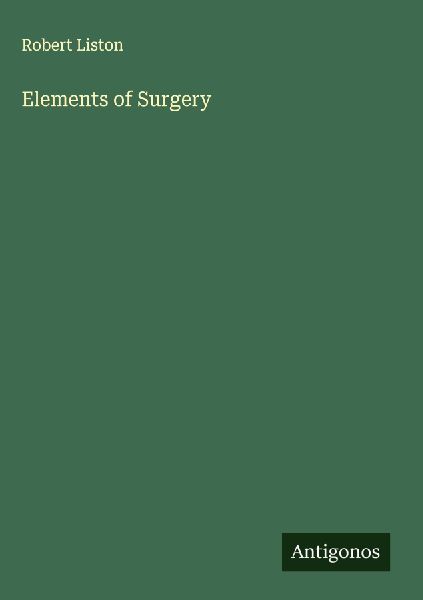 Elements of Surgery