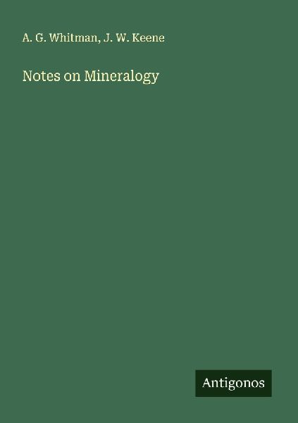 Notes on Mineralogy
