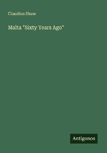 Malta Sixty Years Ago