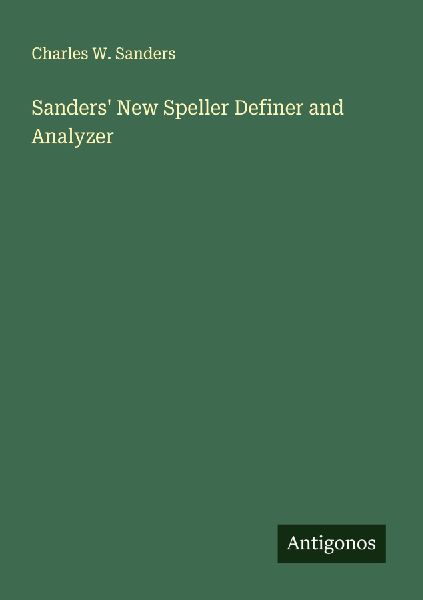 Sanders New Speller Definer and Analyzer