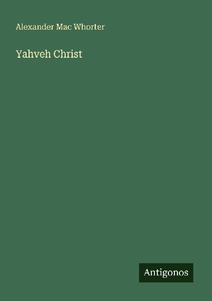 Yahveh Christ
