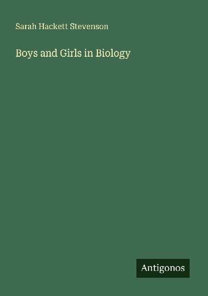 Boys and Girls in Biology