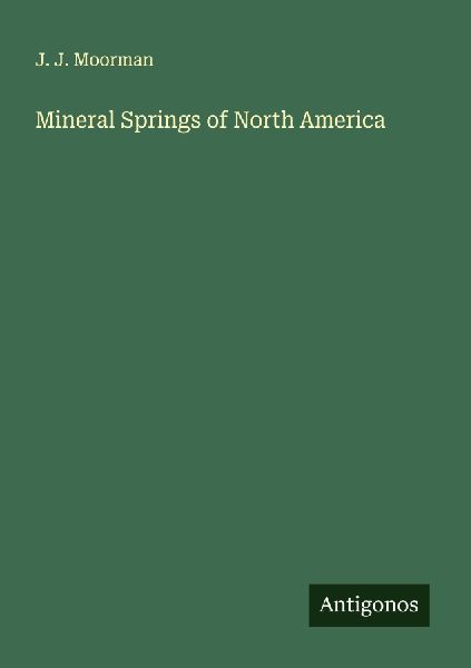 Mineral Springs of North America