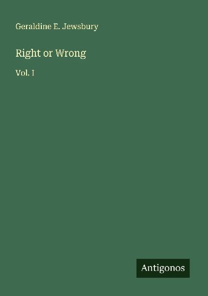 Right or Wrong: Vol. I