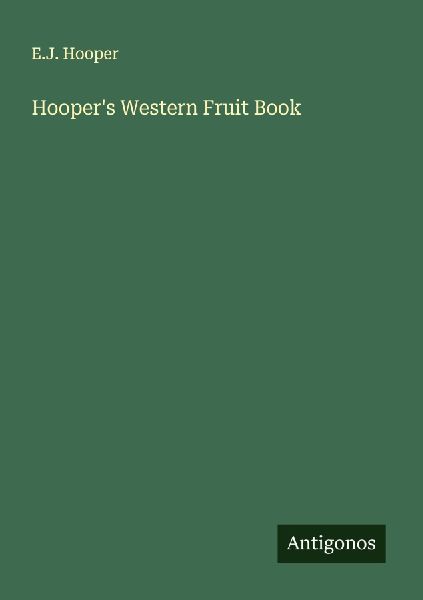 Hoopers Western Fruit Book