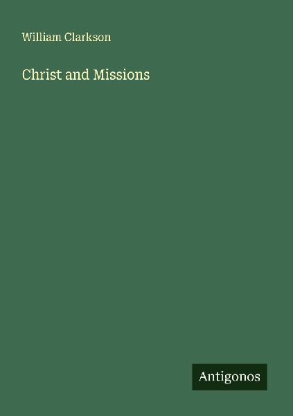 Christ and Missions