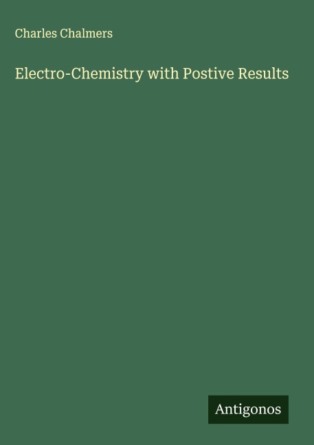 Electro-Chemistry with Postive Results