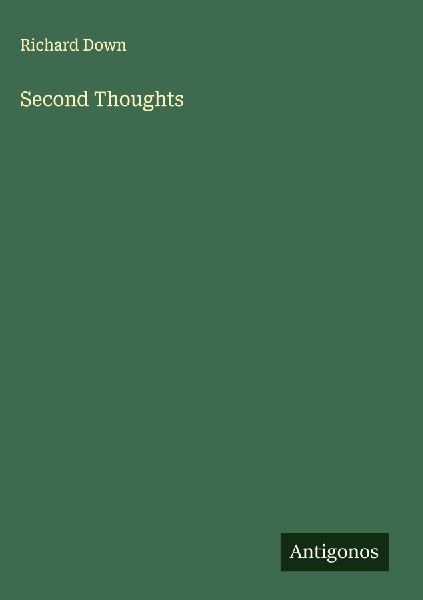 Second Thoughts